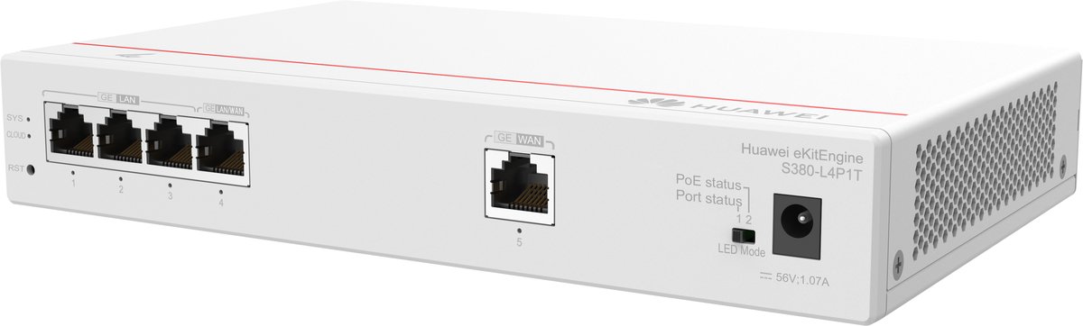S380 L4P1T 1*GE WAN 4*GE LAN(PoE+ 50W) up to 150 users forwarding performance 2Gbps | Buy Online in South Africa