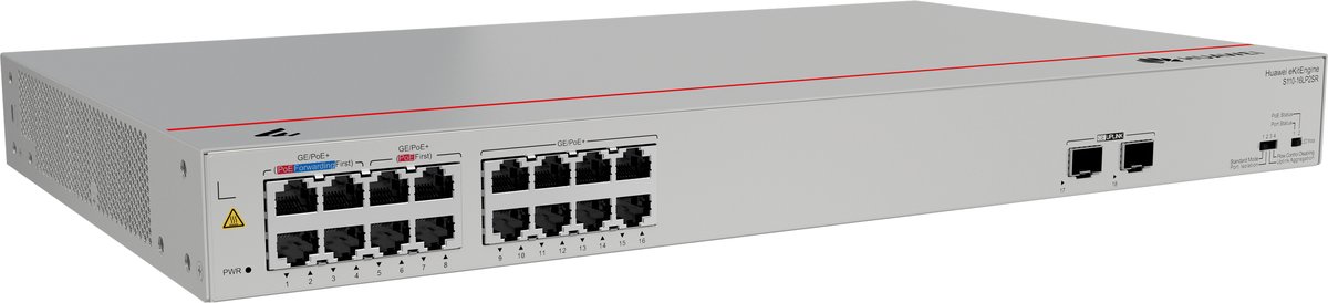 S110-16LP2SR 16*10/100/1000BASE-T ports 2*GE SFP ports PoE+ AC power | Buy Online in South Africa