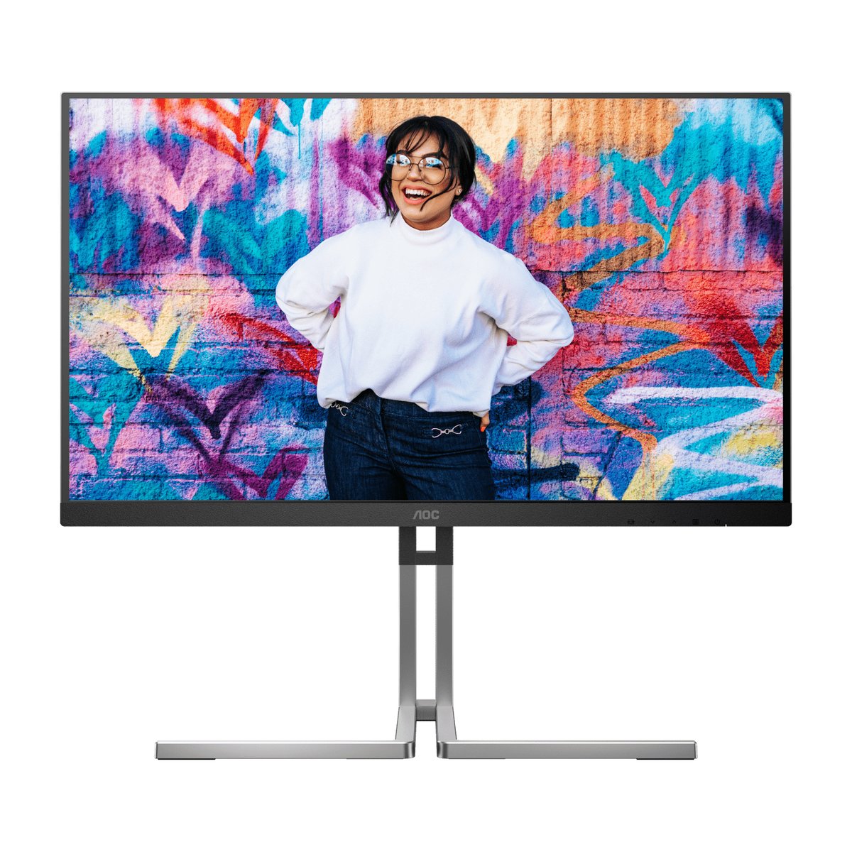 AOC U27U3XD Graphic Monitor, 27 inch, IPS Dual refresh rate UHD144hz, FHD 288hz, USB-C 90W | Buy Online in South Africa