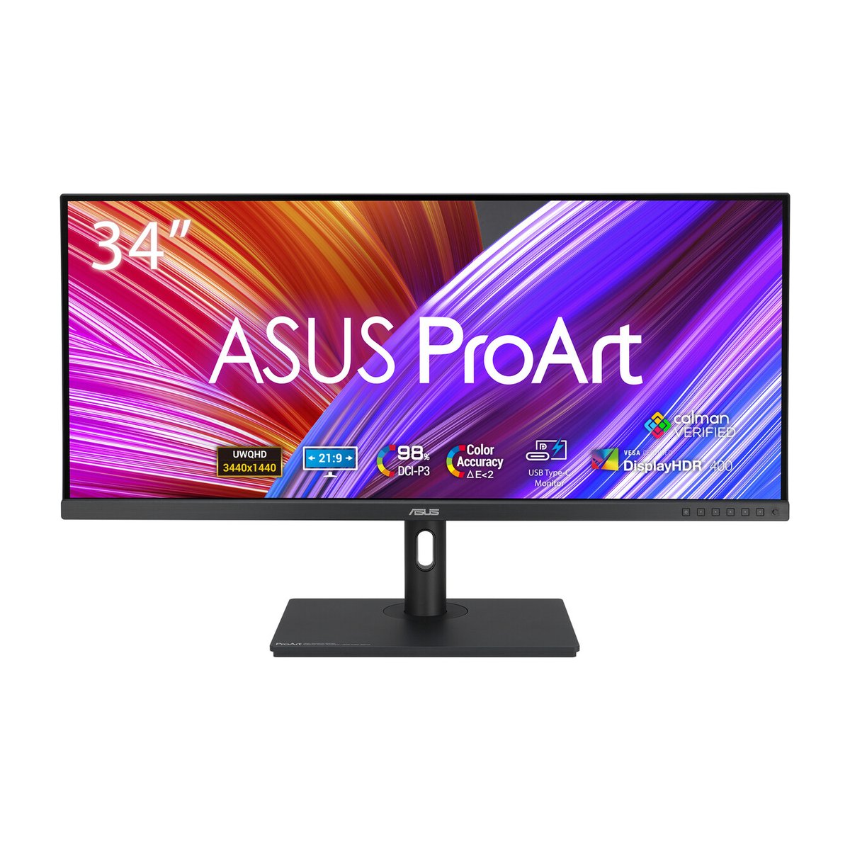 ASUS PA348CGV, 34 Uwqhd, IPS, 120Hz, AR 21:9, 5ms-GTG, 350 NITS, 1000:1, VA 178, USB-C, DP, USB - Asus | Buy Online in South Africa