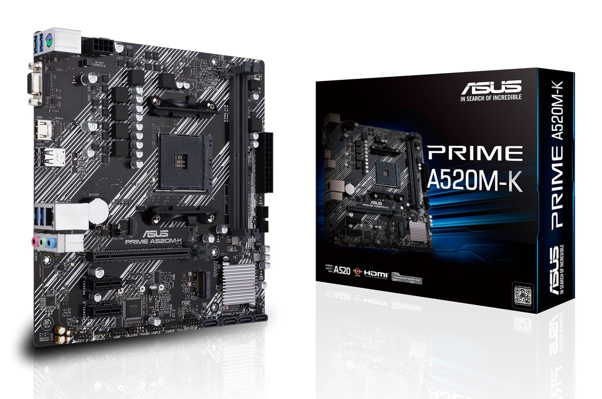 ASUS Motherboard/mATX/AM4/DDR4/2xDIMM/Max.64GB/1xM.2/4xSATA/1xPCIe3x16/ 2xPCIe3x1/1xHDMI/1xD-Sub/RAID. - Asus | Buy Online in South Africa