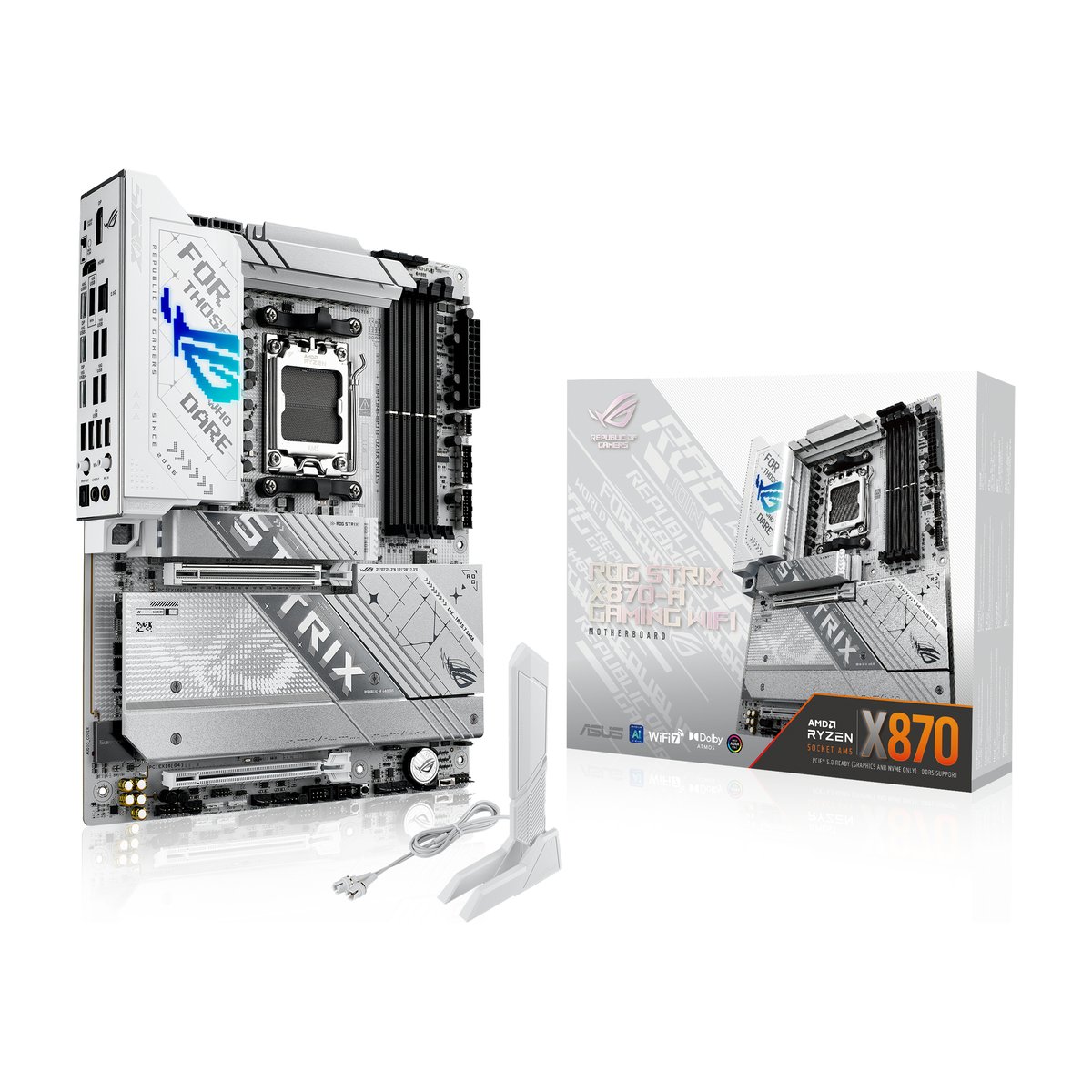 ASUS Motherboard/ATX/AM5/4xDIMM/Max256GB/DDR5/2xUSB4/1xHDMI/1xDP/1xPCIe5x16/1xPCIe4x16/4xM.2/2xSATA/RAID/WIFI7 | Buy Online in South Africa