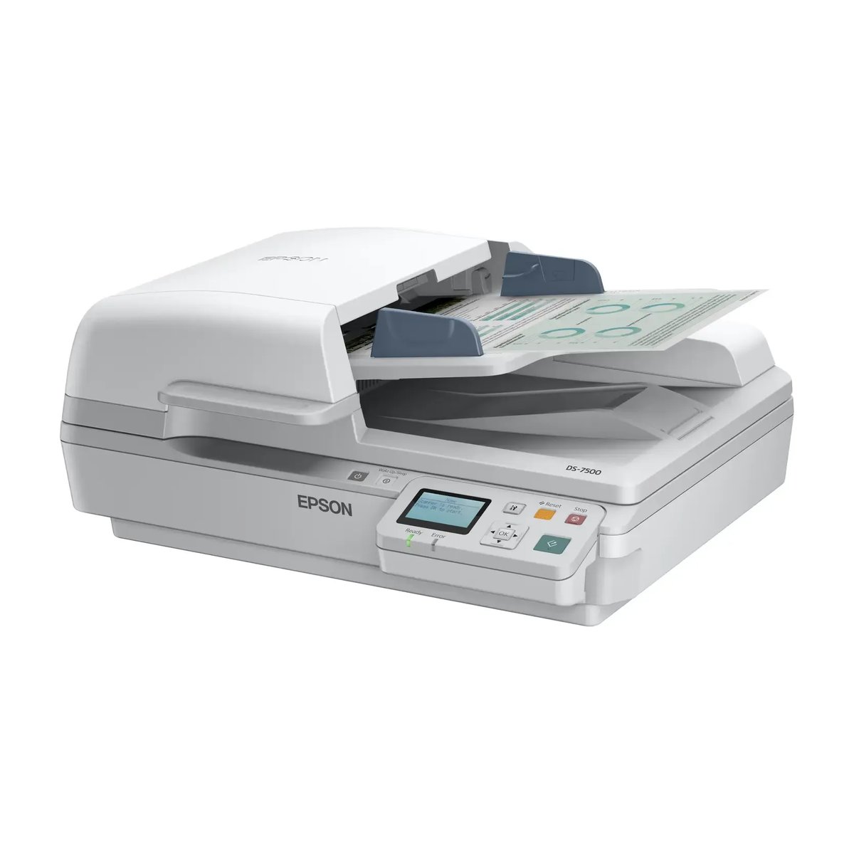 Epson WorkForce DS-6500N-Flatbed & Sheetfeed, A4, Duplex, 1200x1200DPI, 25ppm, Daily Duty Cycle 3000 - Eps | Buy Online in South Africa