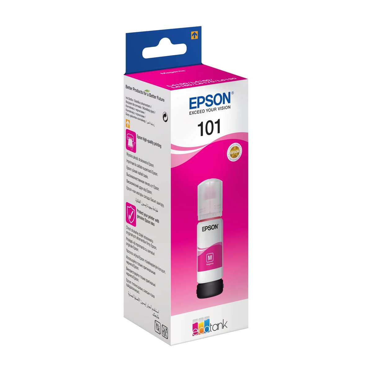 Epson 101 Ecotank Magenta ink bottle (70ml). 6000 pages @ 5% coverage. - Epson | Buy Online in South Africa