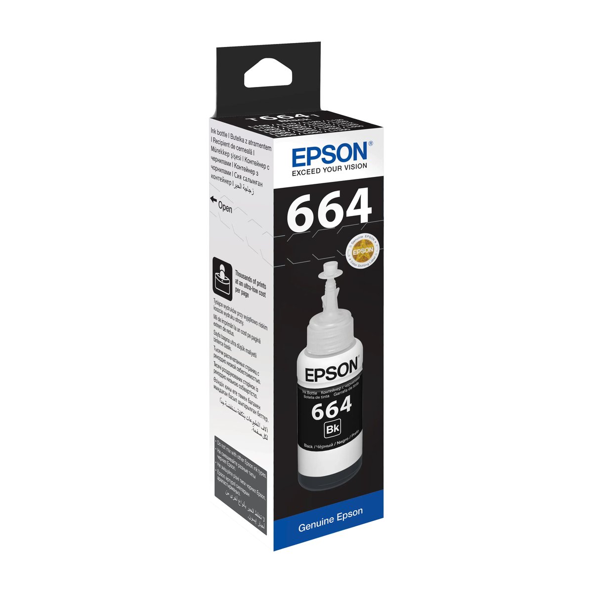 Epson T6641 Ecotank Black ink bottle (70ml) 4000 pages @ 5% coverage - Epson | Buy Online in South Africa