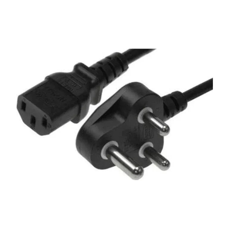 Dedicated 3-pin Power Cable with IEC Plug – 1.8m (0.75mm) | Buy Online in South Africa