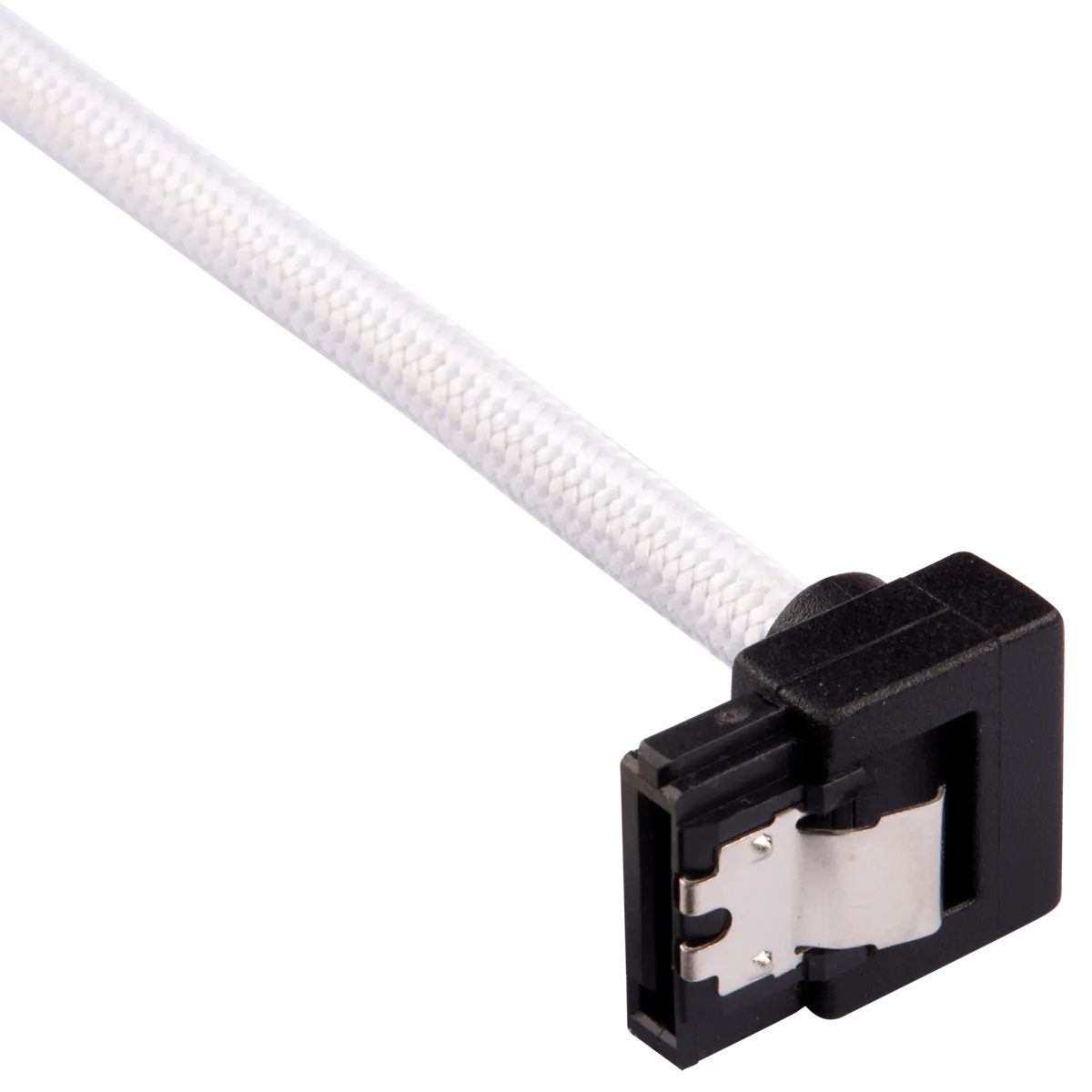 Corsair Premium Sleeved SATA Data Cable Set with 90° Connectors, White, 30cm - Corsair | Buy Online in South Africa