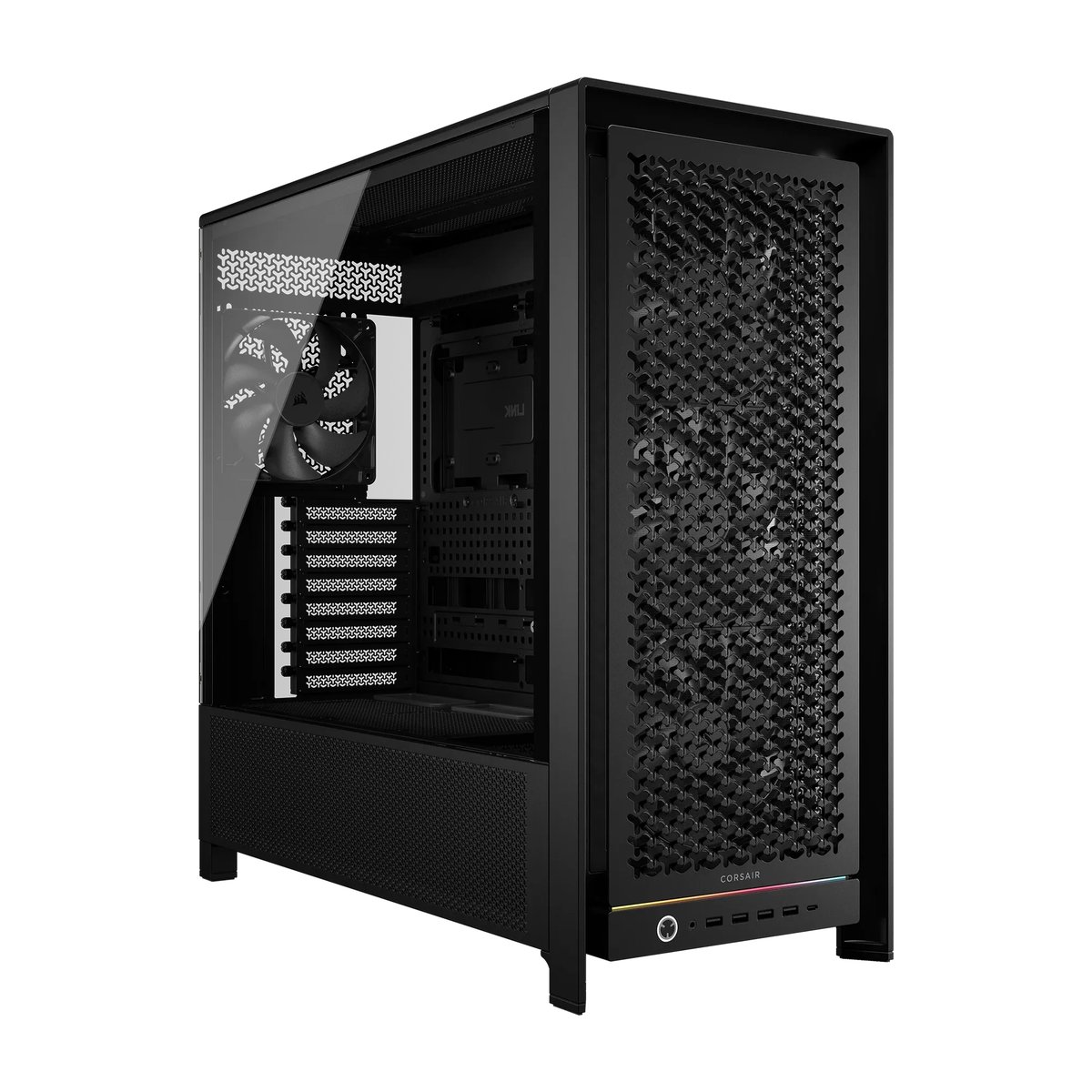 FRAME 5000D RS Mid-Tower PC Case, 4x RS 140 PWM Fans, 2x 2.5", 1x 3.5", Black | Buy Online in South Africa