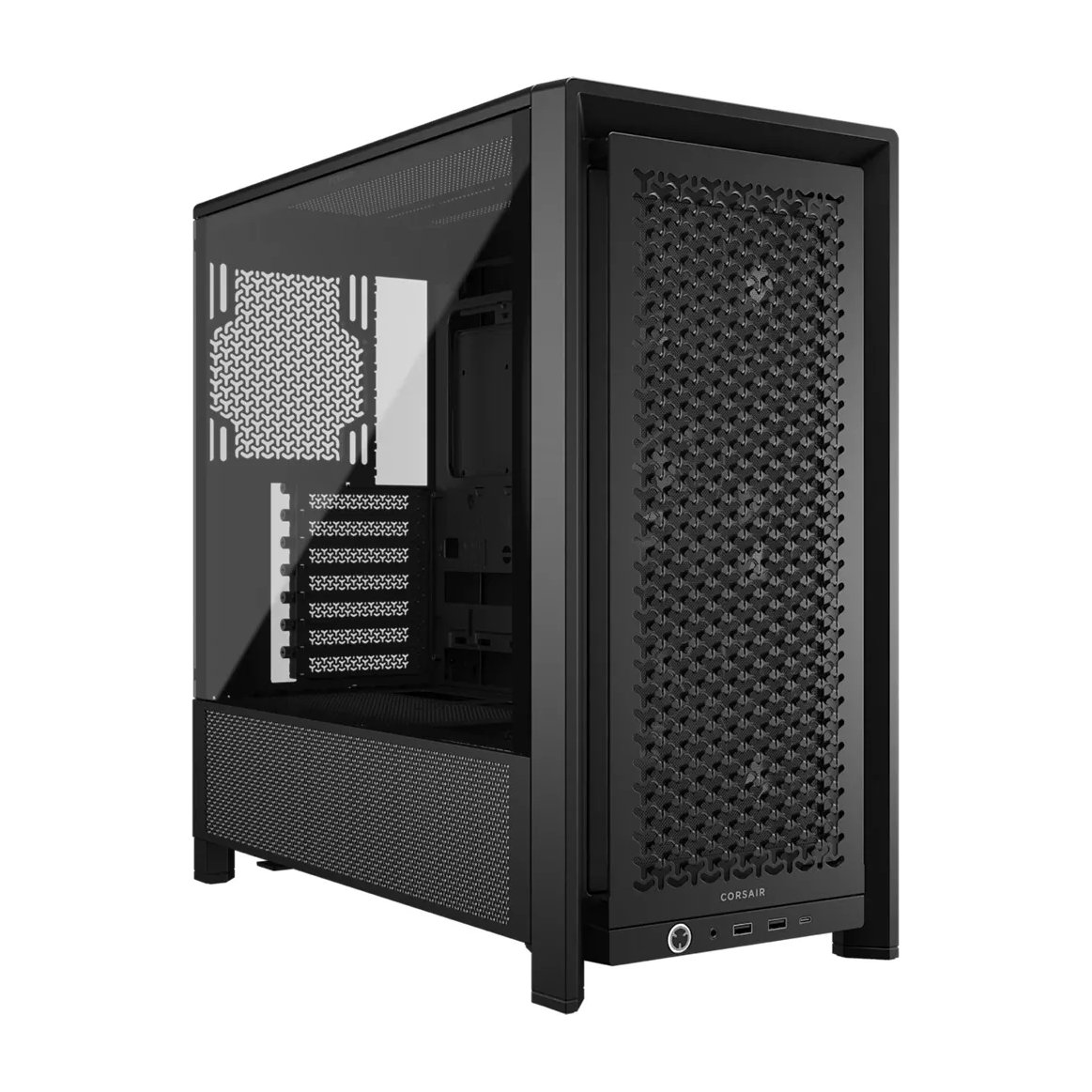 FRAME 4000D RS Black Mid-Tower PC Case, 2x 3.5" 2x 2.5" Drive Bays, Up to 360mm Radiator compatible | Buy Online in South Africa