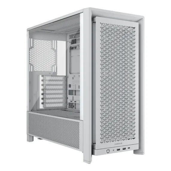 FRAME 4000D RS White Mid-Tower PC Case, 2x 3.5", 2x 2.5" Drive Bays, Up to 360mm Radiator compatible | Buy Online in South Africa