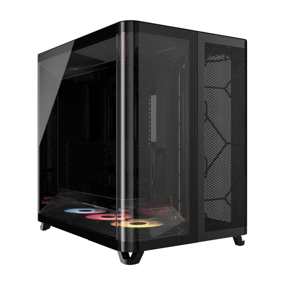 AIR 5400 RS-R ARGB Triple Chamber Mid-Tower PC Case, 3x Fans Included, 2x 2.5", 1x 3.5" Black | Buy Online in South Africa