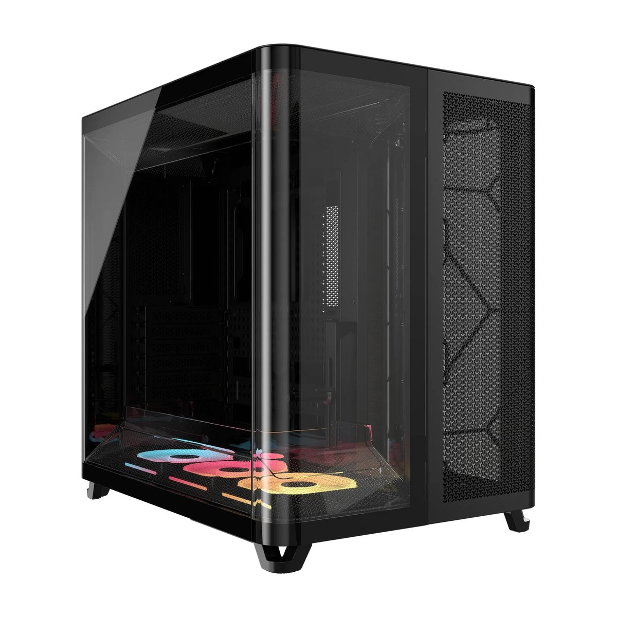 AIR 5400 LX-R RGB iCUE LINK Triple Chamber Mid-Tower PC Case, 3x Fans included, 2x 2.5", 1x 3.5" | Buy Online in South Africa