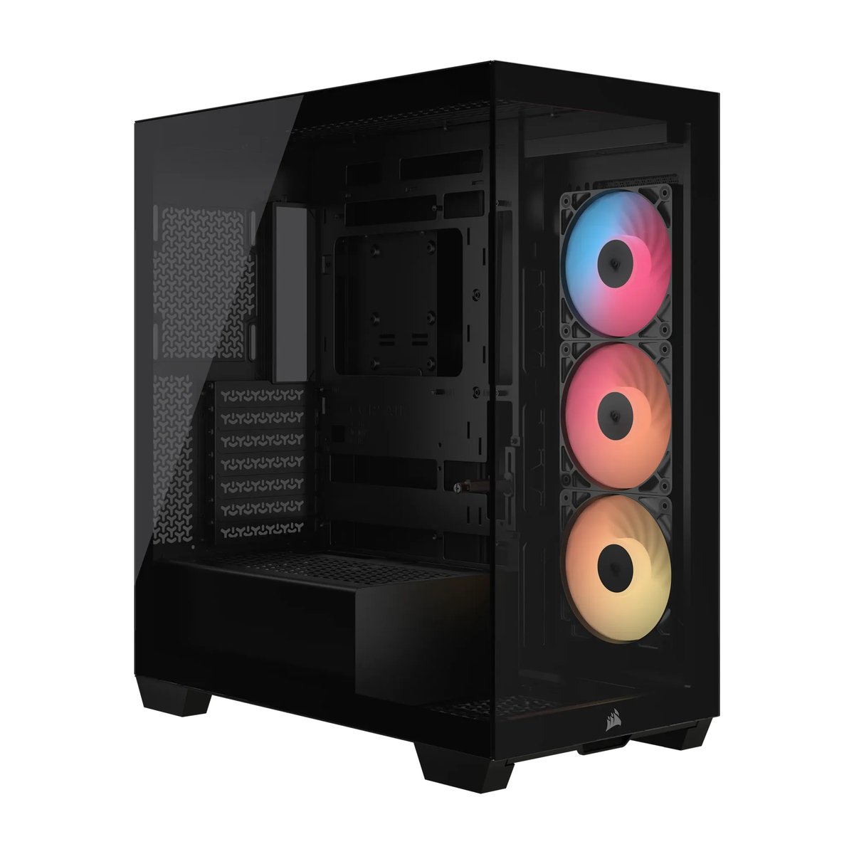 3500X RS-R ARGB Tempered Glass Mid-Tower PC Case, Black | Buy Online in South Africa
