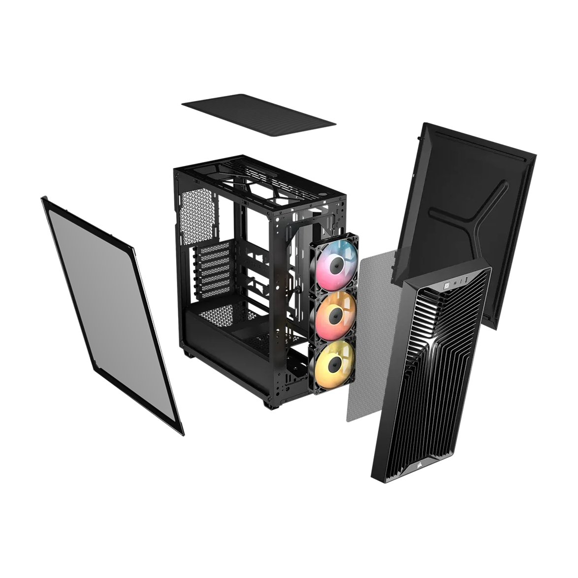 3200D RS ARGB Mid-Tower PC Case, 3x RS120 ARGB fans incl – Smoke | Buy Online in South Africa