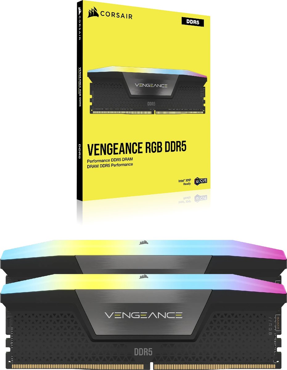 Corsair Vengeance RGB DDR5 16GB (2 x 8GB) DDR5 5200 CL40-40-40-77 1.25V Intel XMP – Black - Corsair | Buy Online in South Africa
