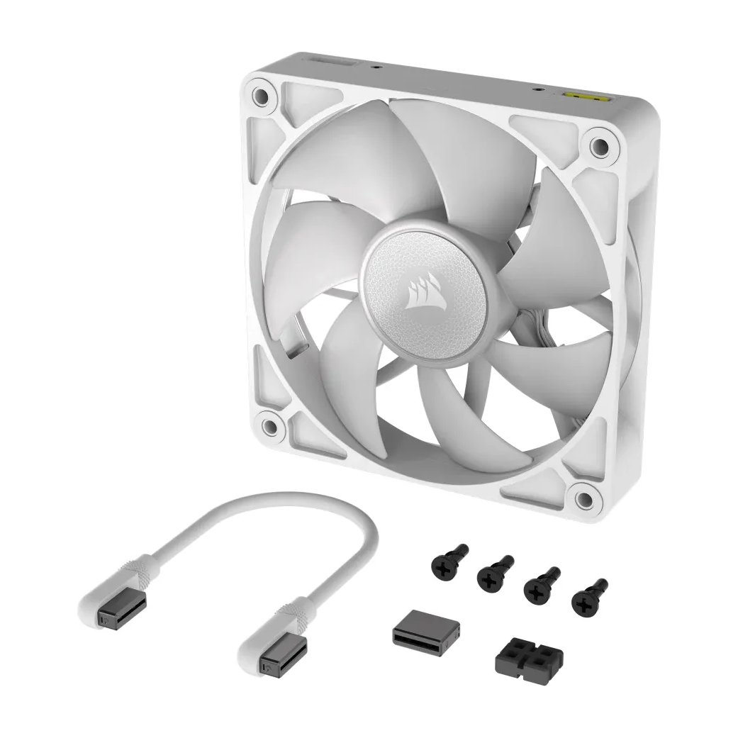 Corsair RX RGB Series, iCUE LINK RX120 RGB White, 120mm Fan, Single Pack - Corsair | Buy Online in South Africa