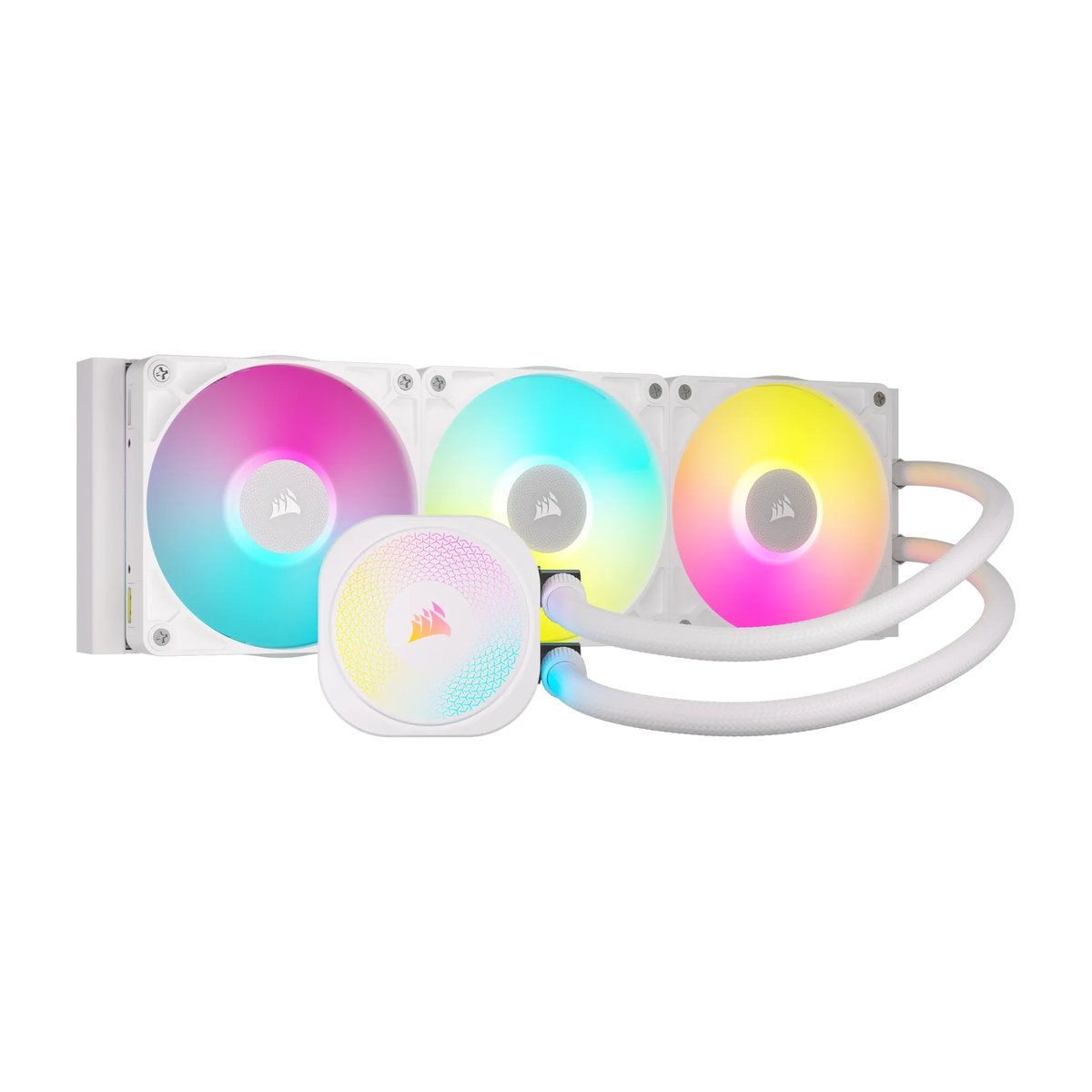 Corsair iCUE LINK TITAN 360 RX RGB Liquid CPU Cooler – White _ RX120 RGB Fans _ Fits Intel LGA 1851/1700 - Cor | Buy Online in South Africa