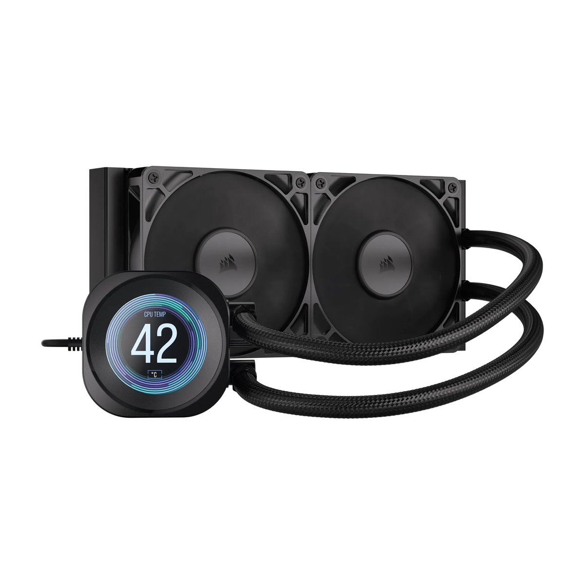 NAUTILUS 240 RS LCD Liquid CPU Cooler – 2.1"" IPS LCD Screen – RS120 Fans – 240 mm Radiator – LGA 1851/1700 | Buy Online in South Africa