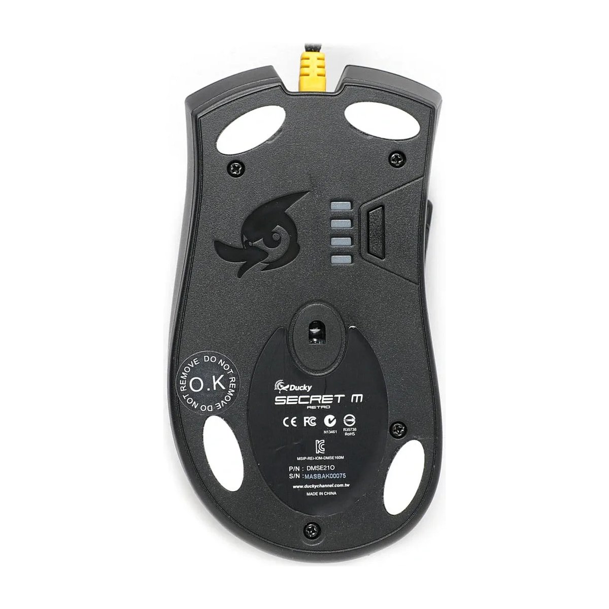 Ducky Mouse Secret M Retro PBT body mouse – PixArt sensor, Omron switches, 16000 DPI | Buy Online in South Africa