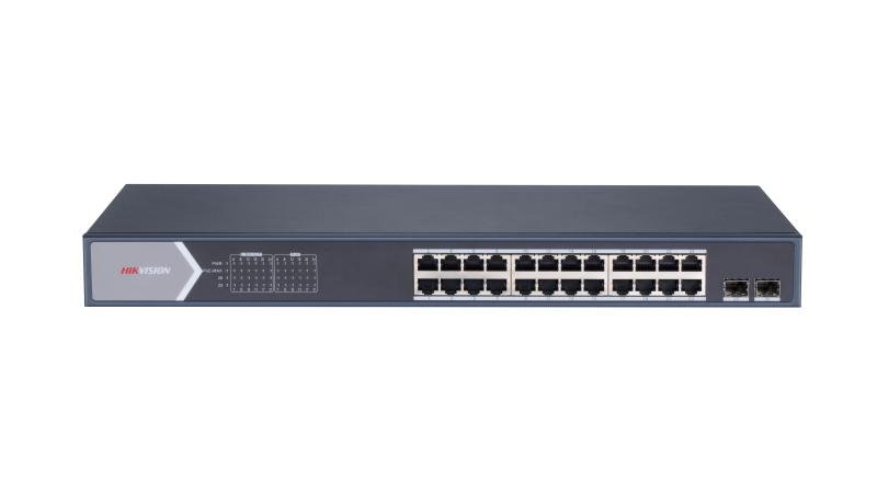Hikvision L2 Smart Managed 24 Gigabit PoE ports 2 Gigabit SFP ports 802.3af/at PoE power budget 370W max - Hik | Buy Online in South Africa