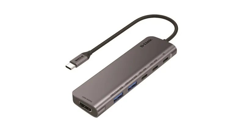 6-in-1 USB-C adapter, 2xUSB-A 3.1, 2xUSB-C 3.1, 1xHDMI 4K at 60Hz, 1xUSB-C PD 100W | Buy Online in South Africa