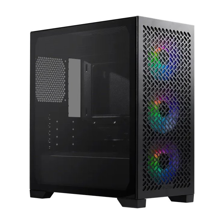 Cooler Master Masterbox Elite 302 Mirco-ATX Airflow PC with pre-installed 3x 120mm RGB fans case - Cooler | Buy Online in South Africa