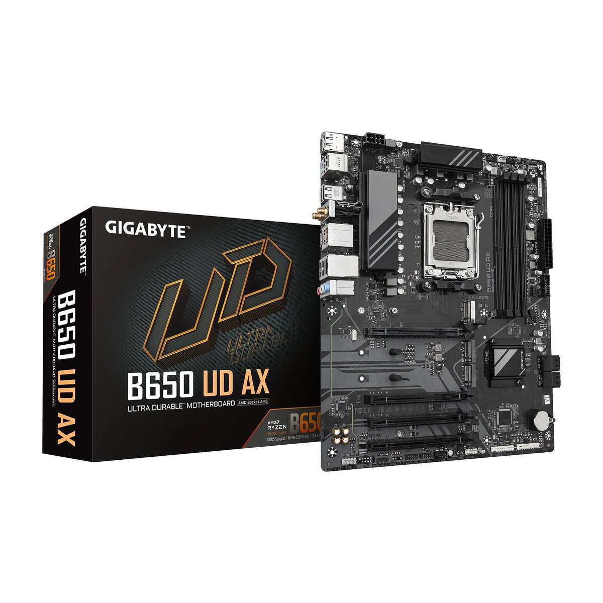 Gigabyte AMD B650 UD for AMD AM5, 4x Dual DDR5, 3x M2, HDMI, DP - Gigabyte | Buy Online in South Africa