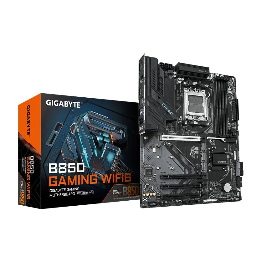 Gigabyte AMD B850 Gaming Chipset for AMD AM5, 4x Dual DDR5, 3x M2, 1x HDMI 1x DP - Gigabyte | Buy Online in South Africa