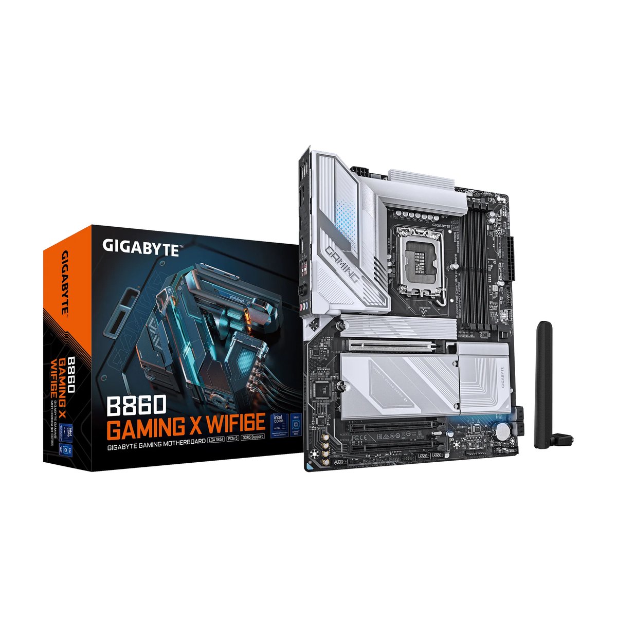 Gigabyte Intel B860 Chipset for LGA 1851, 4x DDR5, 3x M2, HDMI/DP/USB4.0, ATX - Gigabyte | Buy Online in South Africa