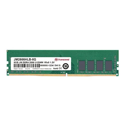 Transcend 16GB JET Memory DDR4 2666MHZ Desktop U-dimm 2RX8 1GX8 CL19 - Transcend | Buy Online in South Africa