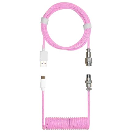 Cooler Master KB Coiled Cable, Double-Sleeved, Magenta, Type C - Cooler | Buy Online in South Africa