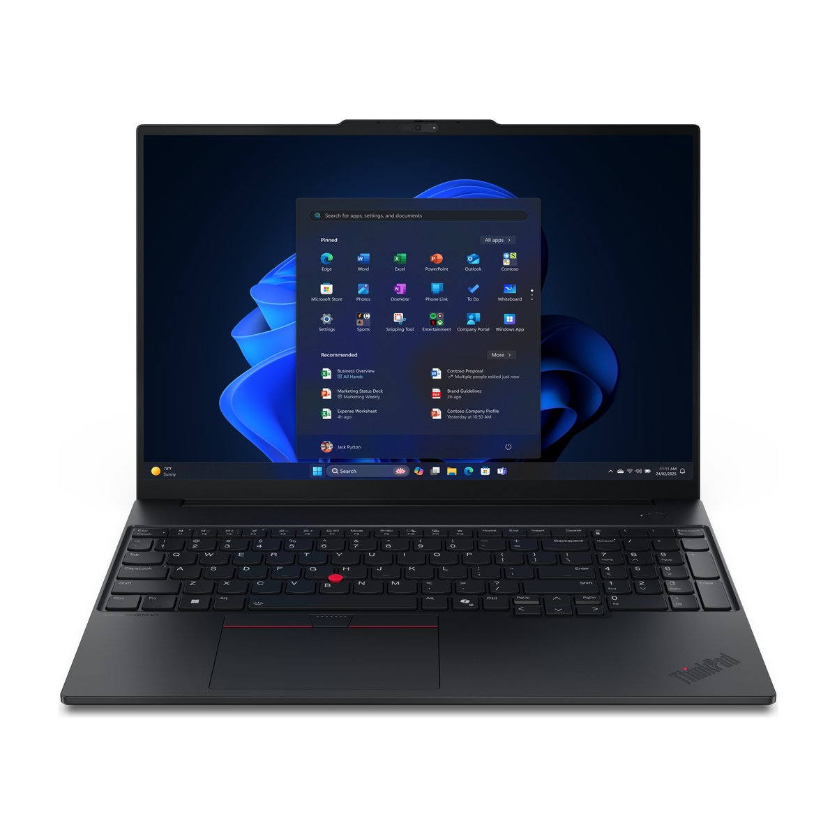 Lenovo ThinkPad E16 Gen 3, Ultra 7-256V, BLACK, 16" WUXGA, 16GB DDR5 OB, 512GB PCIe SSD, 3yr OSS - lenovo | Buy Online in South Africa