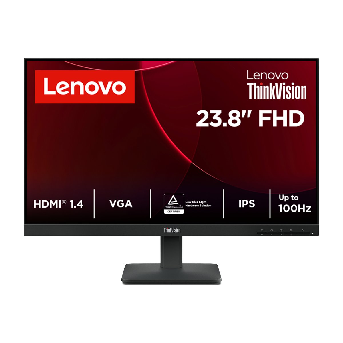 Lenovo ThinkVision S24-4e, 24" FHD IPS, 100hz, Internal Power Supply, 1xHDMI, 1xVGA, HDMI Cable Incl - lenovo | Buy Online in South Africa