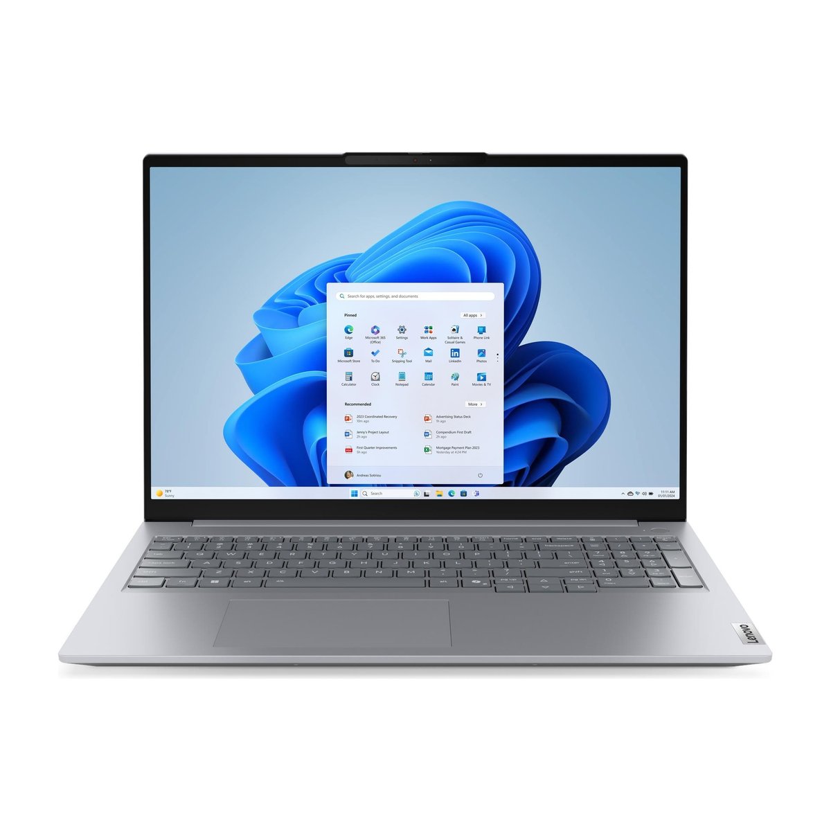 Lenovo ThinkBook 16 G9 IRL, Core 7-240H, GREY, 16" WUXGA, 16GB DDR5, 1TB PCIe SSD, 3yr CI, WIN11 Pro - lenovo | Buy Online in South Africa