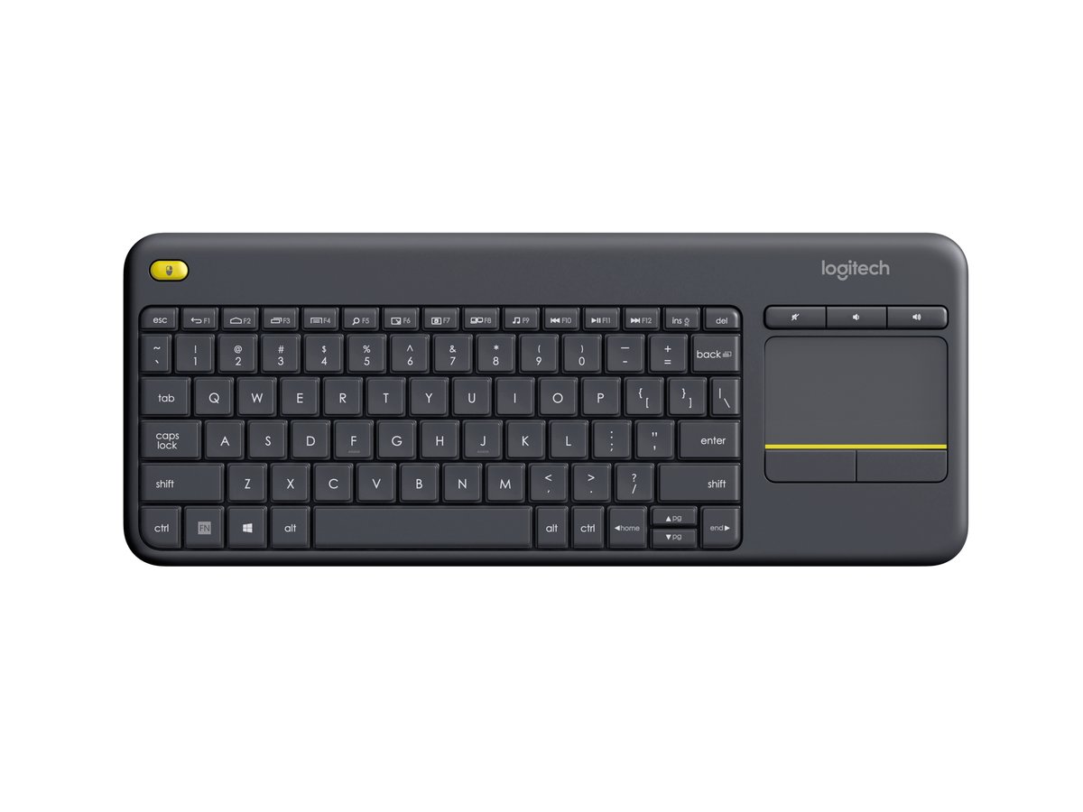 Logitech K400 Plus - Wireless Keyboard - Touchpad - Black - USB - Logitech | Buy Online in South Africa