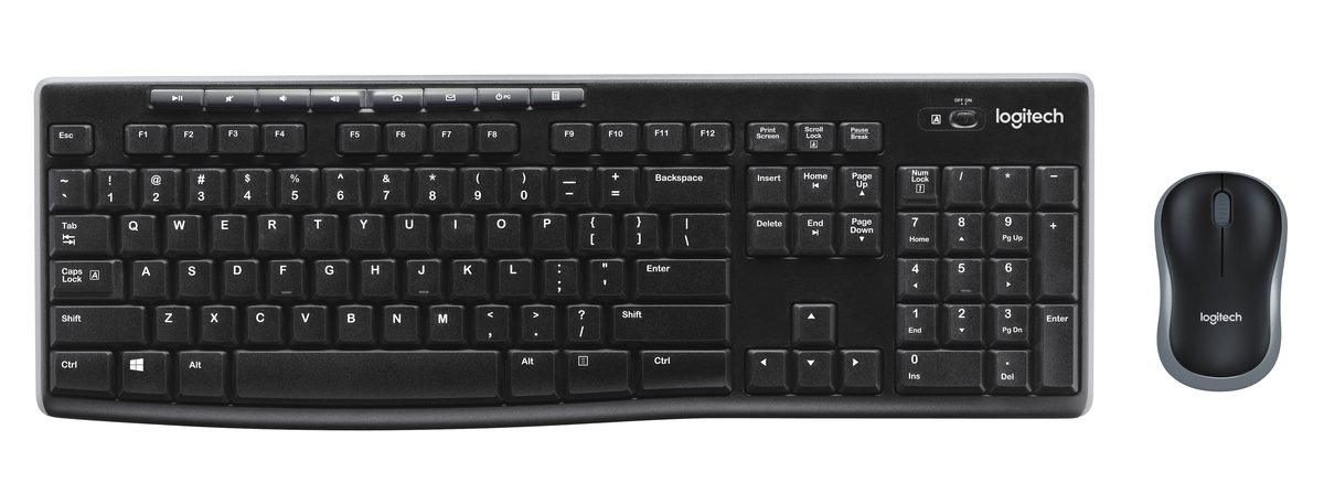 Logitech MK270 - Wireless Keyboard and Mouse combo - Black - USB - Logitech | Buy Online in South Africa