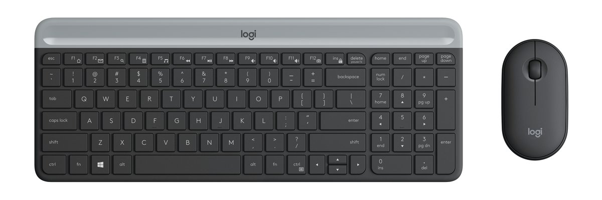 Logitech MK470 - Wireless Keyboard and Mouse combo - Graphite - Slimline - USB - Logitech | Buy Online in South Africa