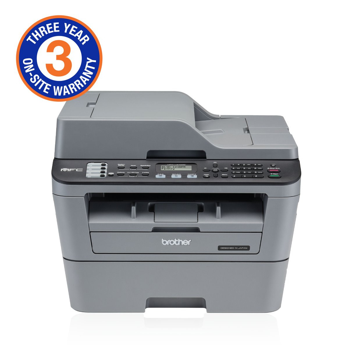Brother Mid-Range Mono Laser MFC with Duplex printing and wired and wireless printing capabilities (3YR onsite | Buy Online in South Africa