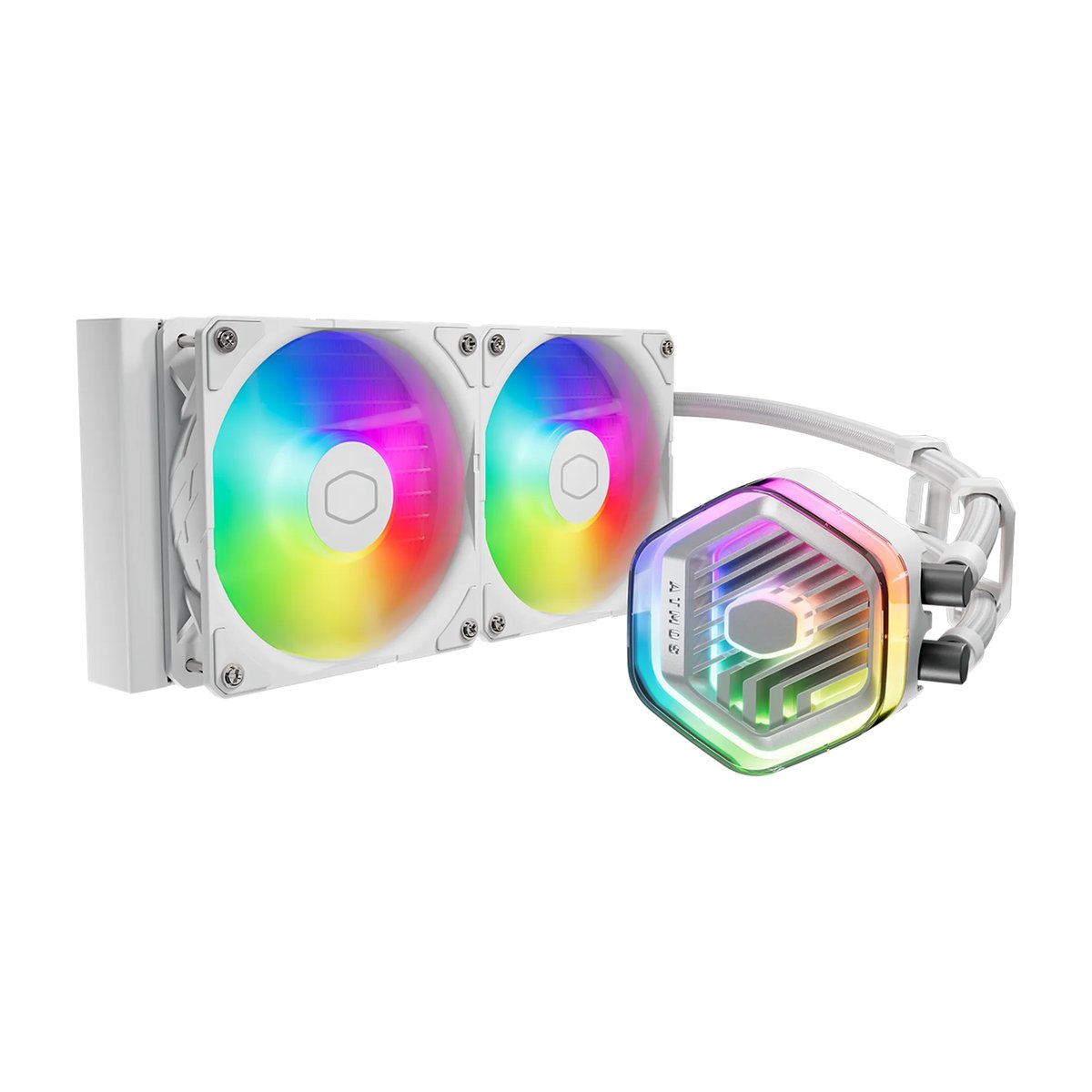 Cooler Master MasterLiquid 240 ATMOS White AIO Liquid Cooler White - Cooler | Buy Online in South Africa