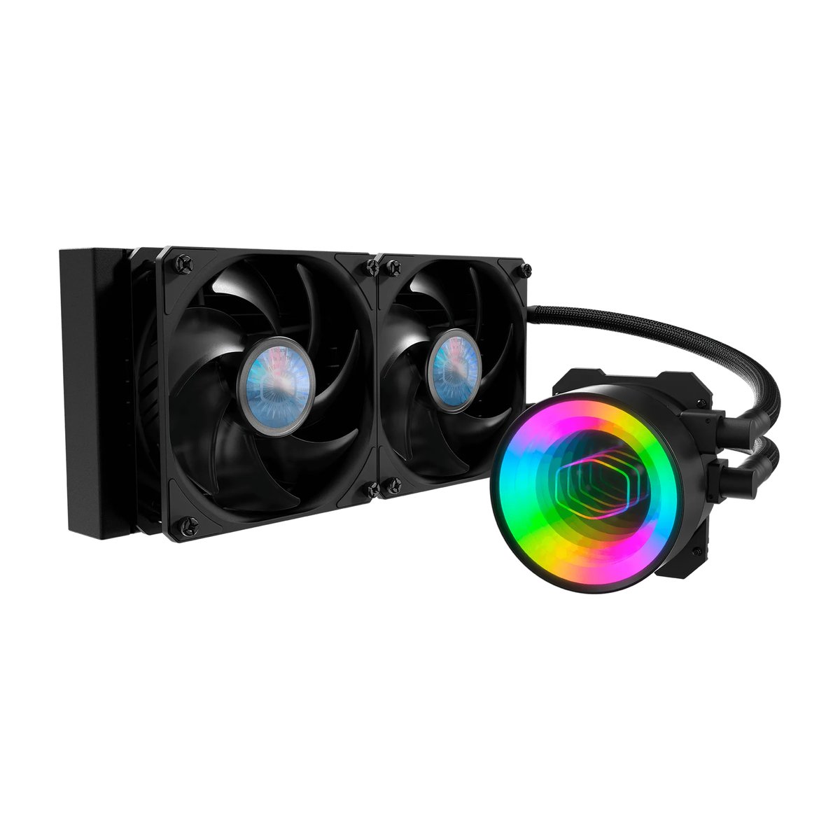 Cooler Master MasterLiquid ML240 Vivid ARGB Cooler With Dual Sickleflow 120mm PWM Fans And 240mm - Cooler | Buy Online in South Africa
