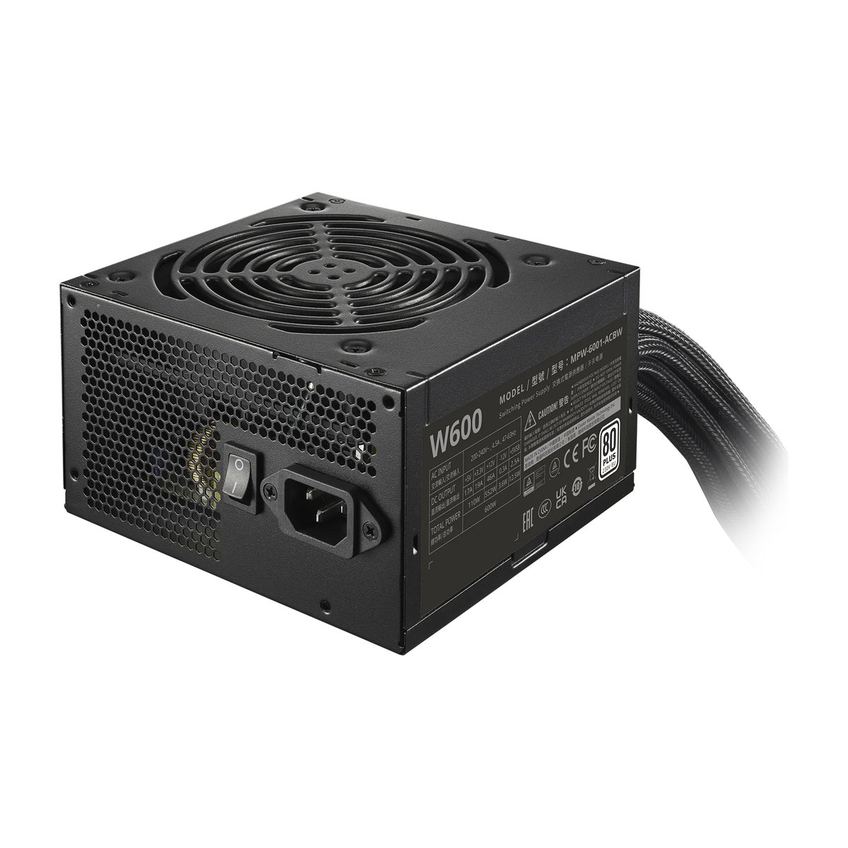 Cooler Master Elite NEX W600 230V A/EU BK Cable & mesh - Cooler | Buy Online in South Africa