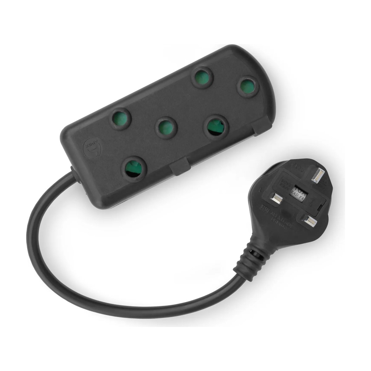 RCT 2 SA Socket Multiplug with Uk Plug - Black - RCT | Buy Online in South Africa