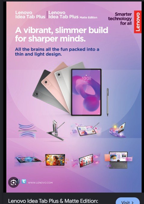 TB336ZU IdeaTab Matt Edition / Grey / 11" 2.5K / 2560x1600 / Paper-like Anti-Glare / MediaTek | Buy Online in South Africa