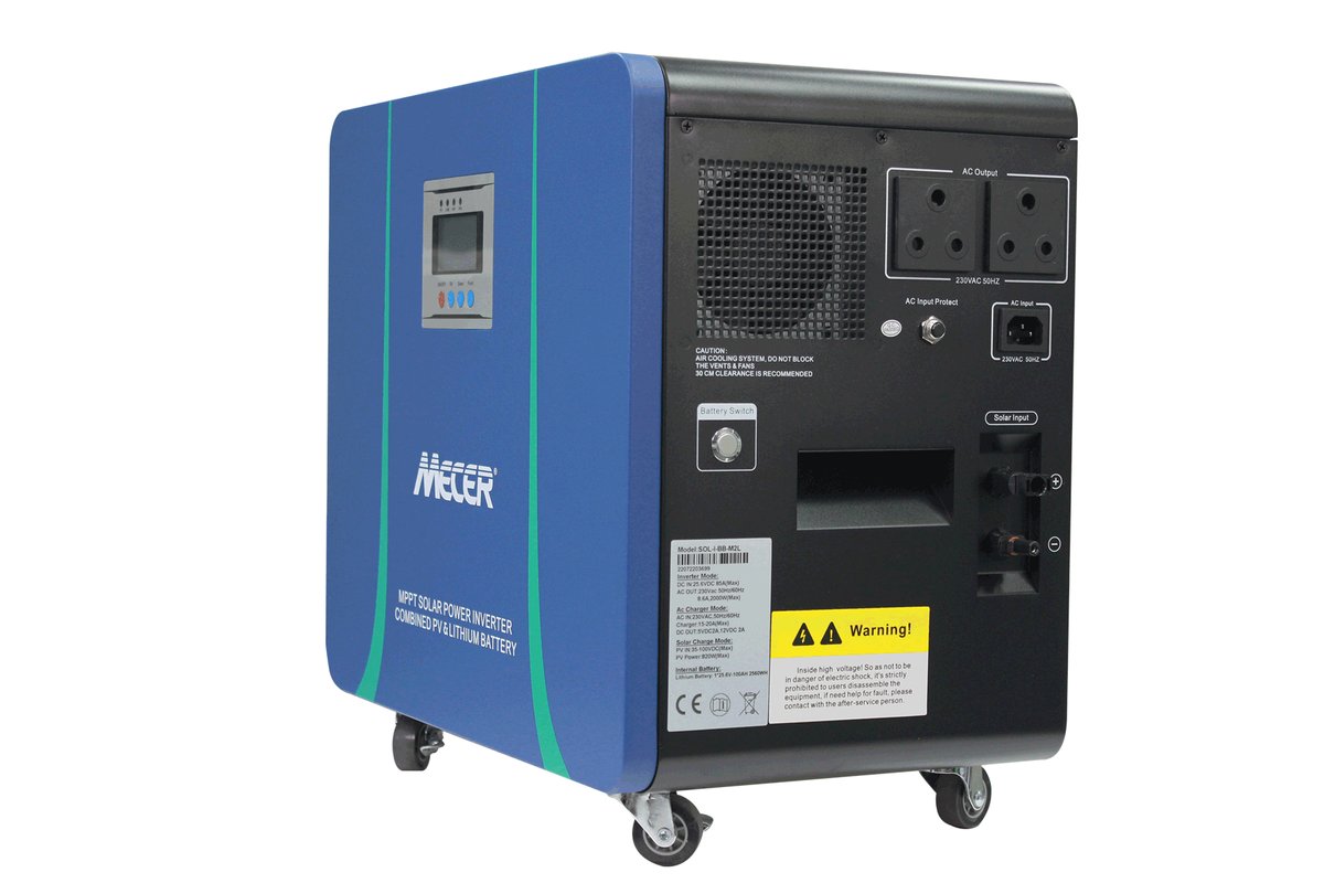 Mecer 2Kw 25.6V 100Ah Lithium Battery 820W MPPT - Mecer | Buy Online in South Africa