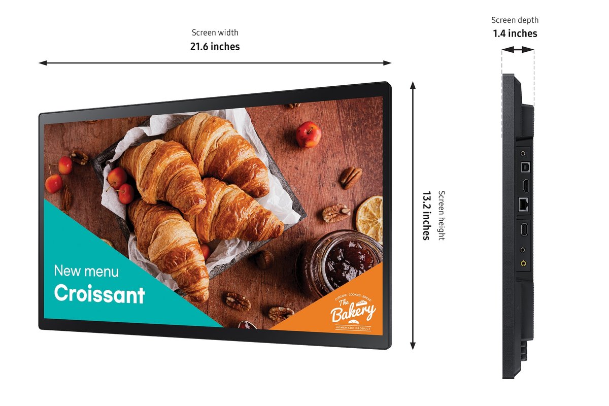Samsung 24" Edge LED FHD 300 NIT 16/7 Hour Panel Touch - Samsung | Buy Online in South Africa