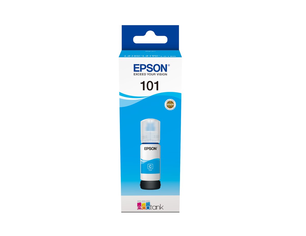 Epson 101 Ink Bottles Cyan 70ml Ecotank L4150 / L4156 / L4160 / L4260 / L6160 / L6170 / L6176 - Epson | Buy Online in South Africa