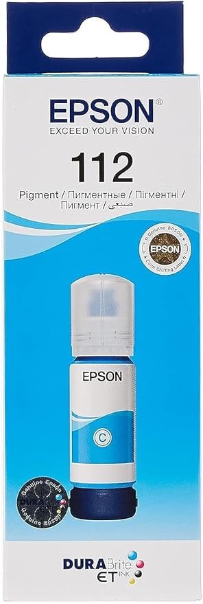 Epson 112 Ink Bottles Cyan 70ml L6580 / L15150 / L15160 6000 pages - Epson | Buy Online in South Africa