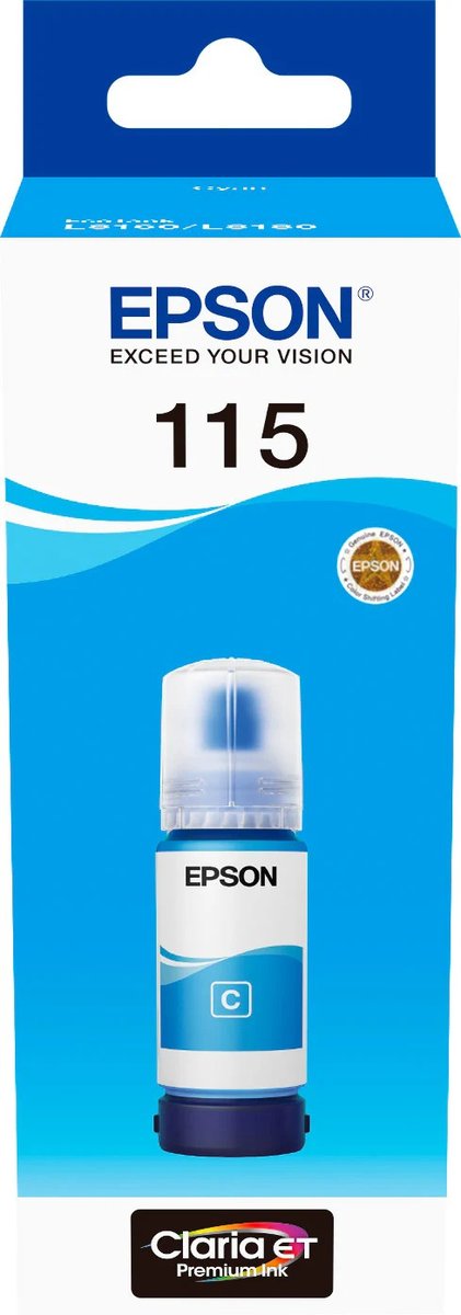 Epson 115 Ink Bottles Cyan 70ml EcoTank L8160 6200 pages 2300 Photos - Epson | Buy Online in South Africa