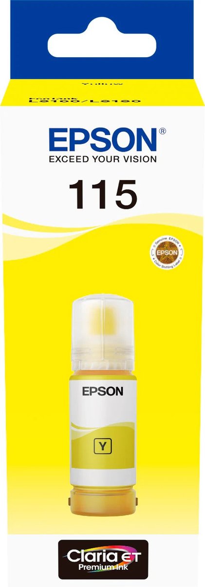 Epson 115 Ink Bottles Yellow 70ml EcoTank L8160 6200 pages 2300 Photos - Epson | Buy Online in South Africa