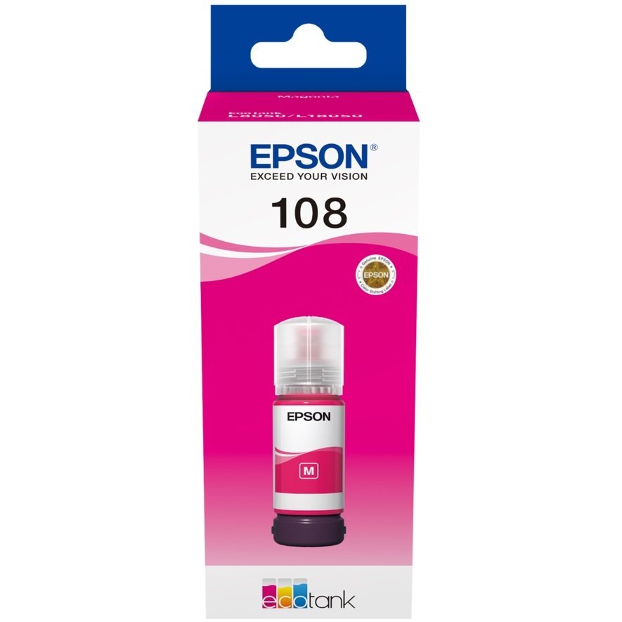 Epson 108 Ink Bottle Magenta 70ml for L8050 / L18050 - Epson | Buy Online in South Africa